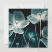 Creëer Uw Eigen - X-Ray Bruiloft Bloemen Bedankkaart (Achterkant)