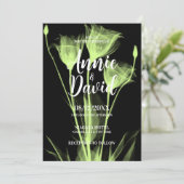 Creëer uw eigen X-Ray Flower Trio bruiloft Kaart (Staand voorkant)