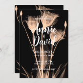 Creëer uw eigen X-Ray Flower Trio bruiloft Kaart (Voorkant / Achterkant)