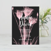 Creëer uw eigen X-Ray Flower Trio bruiloft Kaart (Staand voorkant)