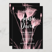 Creëer uw eigen X-Ray Flower Trio bruiloft Kaart (Voorkant / Achterkant)