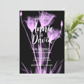 Creëer uw eigen X-Ray Flower Trio bruiloft Kaart (Staand voorkant)