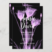 Creëer uw eigen X-Ray Flower Trio bruiloft Kaart (Voorkant / Achterkant)