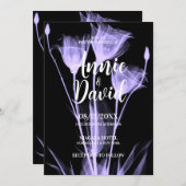 Creëer uw eigen X-Ray Flower Trio bruiloft Kaart (Voorkant / Achterkant)