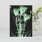 Creëer uw eigen X-Ray Flower Trio bruiloft Kaart (Staand voorkant)