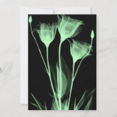 Creëer uw eigen X-Ray Flower Trio bruiloft Kaart (Achterkant)