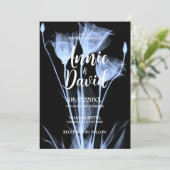 Creëer uw eigen X-Ray Flower Trio bruiloft Kaart (Staand voorkant)