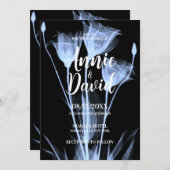 Creëer uw eigen X-Ray Flower Trio bruiloft Kaart (Voorkant / Achterkant)