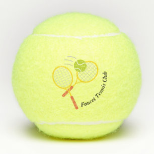 Creëer Uw eigen Yellow Black Creative Club Logo Tennisballen
