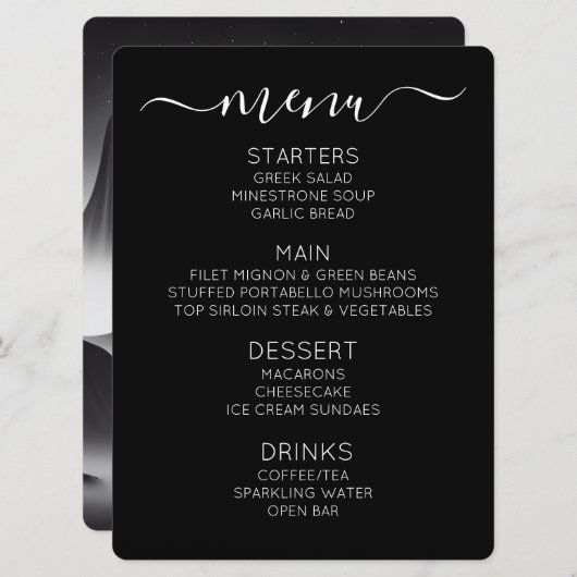 Creëer uw eigen Yellow Eyes Space Robot Menu (Voorkant / Achterkant)