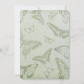 Creëer uw eigen zacht  vlinderpapier kaart (Achterkant)