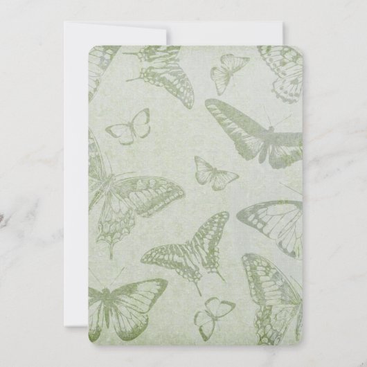 Creëer uw eigen zacht vlinderpapier kaart (Achterkant)