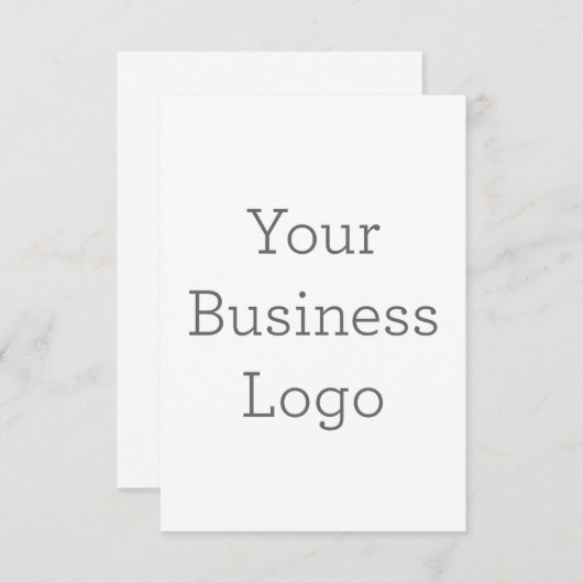 8,9 x 12,7 cm Enkele bedankkaart (Voorkant / Achterkant)