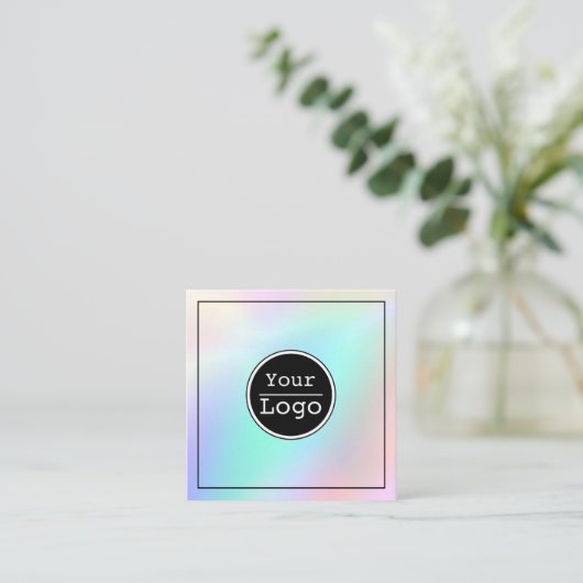 Creëer Uw eigen zakelijke Logo visitekaartje (Staand voorkant)