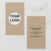 Creëer Uw eigen zakelijke Logo Visitekaartje (Voorkant / Achterkant)