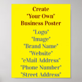 Creëer Uw eigen zakelijke Poster (Voorkant)