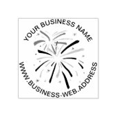 Creëer Uw eigen zakelijke promotiemateriaal Firewo Rubberstempel (Afrduk)