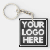 Creëer uw eigen zakelijke QR-code Sleutelhanger (Voorkant)