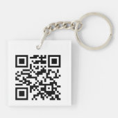 Creëer uw eigen zakelijke QR-code Sleutelhanger (Achterkant)