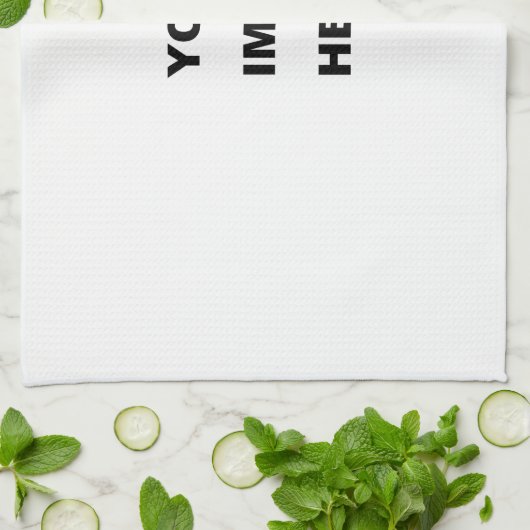 Creëer Uw eigen Zazzle-product Theedoek (Gevouwen)