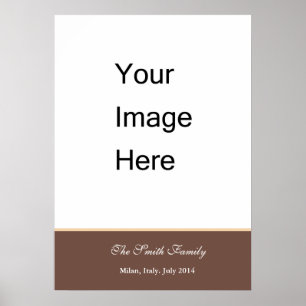 Creëer uw eigen Zazzle-sjabloon aanpassen Poster