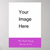 Creëer uw eigen Zazzle-sjabloon aanpassen Poster (Voorkant)