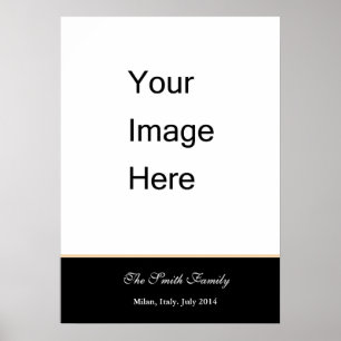 Creëer uw eigen Zazzle-sjabloon aanpassen Poster