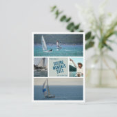 Creëer uw eigen zeilfoto Briefkaart (Staand voorkant)