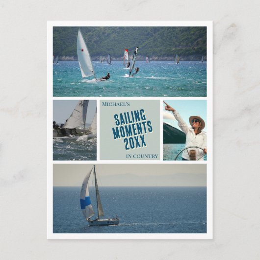 Creëer uw eigen zeilfoto Briefkaart (Voorkant)