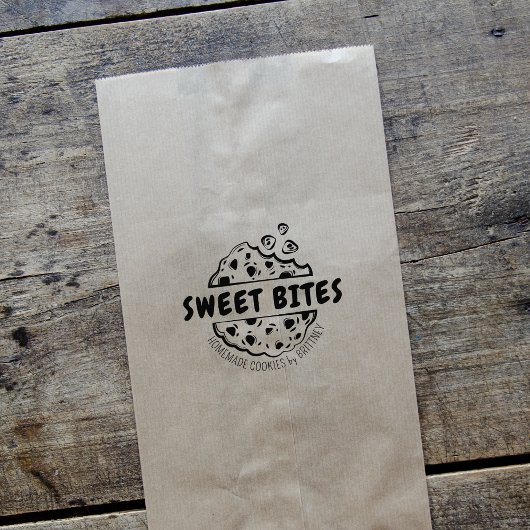 Creëer uw eigen zelfgemaakte koekjes rubberstempel