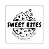 Creëer uw eigen zelfgemaakte koekjes rubberstempel (Afrduk)