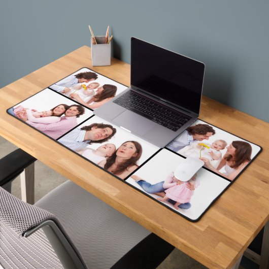 Creëer uw eigen zes foto collage desk mat (Kantoor 2)