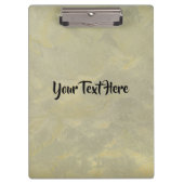 Creëer uw eigen zilver en gouden metalen pleister klembord (Voorkant)