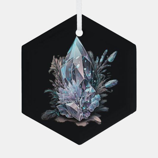 Creëer Uw eigen zilverkristallen Glas Ornament (Achterkant)