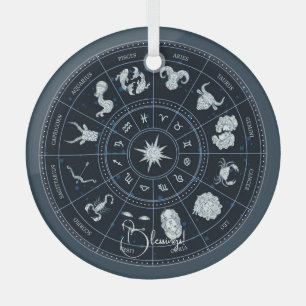 Creëer Uw eigen Zodiac Wheel Glas Ornament