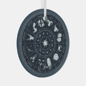 Creëer Uw eigen Zodiac Wheel Glas Ornament (Voorkant Rechts)