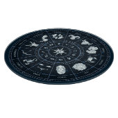 Creëer Uw eigen Zodiac Wheel Glass Altar Board Snijplank (Hoek)