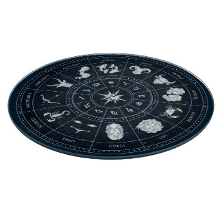 Creëer Uw eigen Zodiac Wheel Glass Altar Board Snijplank