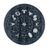 Creëer Uw eigen Zodiac Wheel Glass Altar Board Snijplank (Voorkant)