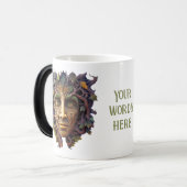 Creëer Uw eigen Zomergroen Man Magische Mok (Voorkant links)