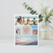 Creëer uw eigen zomervakantie foto briefkaart (Staand voorkant)