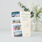 Creëer uw eigen zomervakantie foto Briefkaart (Staand voorkant)