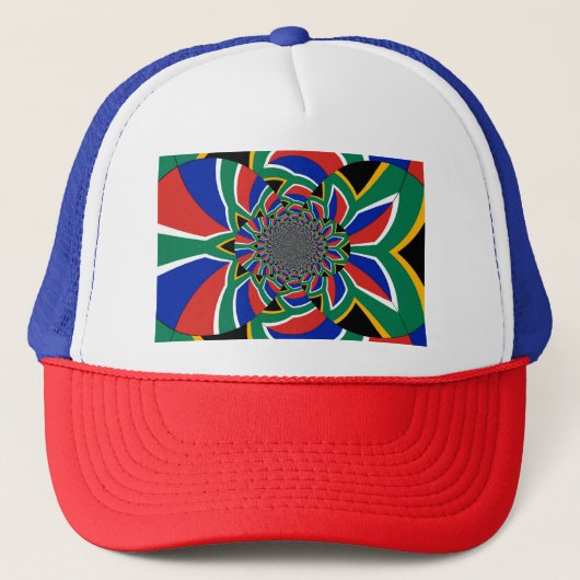 Creëer Uw eigen Zuid-Afrika mooi Trucker Pet (Voorkant)