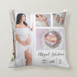 Creëer Uw eigen Zwangerschap en Baby Foto Keepsake Kussen