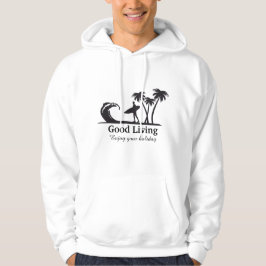 Creëer uw eigen zwart geïllustreerd goed leven hoodie