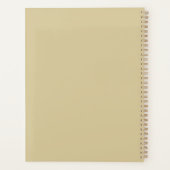 Creëer Uw Eigen Zwart & Goud Ganesh Fluit Planner (Achterkant)