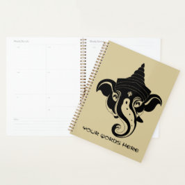 Creëer Uw Eigen Zwart & Goud Ganesh Planner