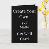 Creëer Uw eigen zwart krijgt een goede Kaart (Gele Bloem)