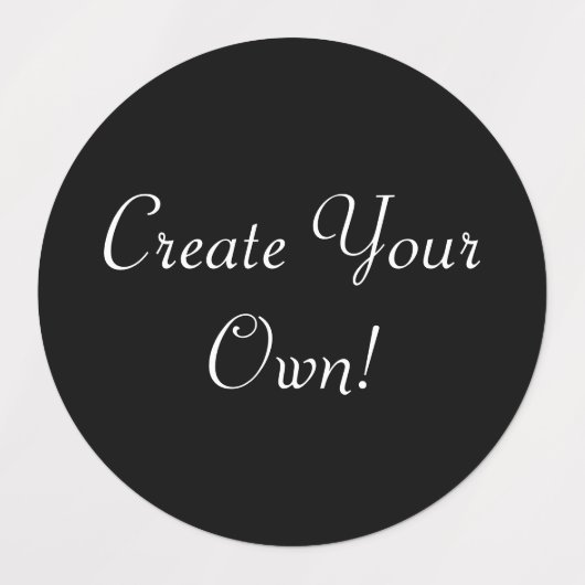 Creëer Uw eigen zwart Labels (Design 2)