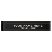 Creëer Uw eigen zwart Naambordje (Voorkant)